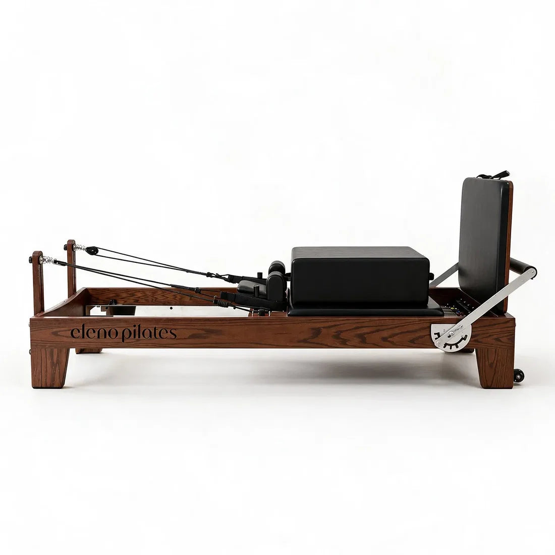 Eleno Home Fit Pro black red oak Pilates reformer – product image 1